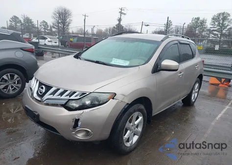 2009 Nissan Murano S из США, поврежденный, VIN JN8AZ18W39W106837